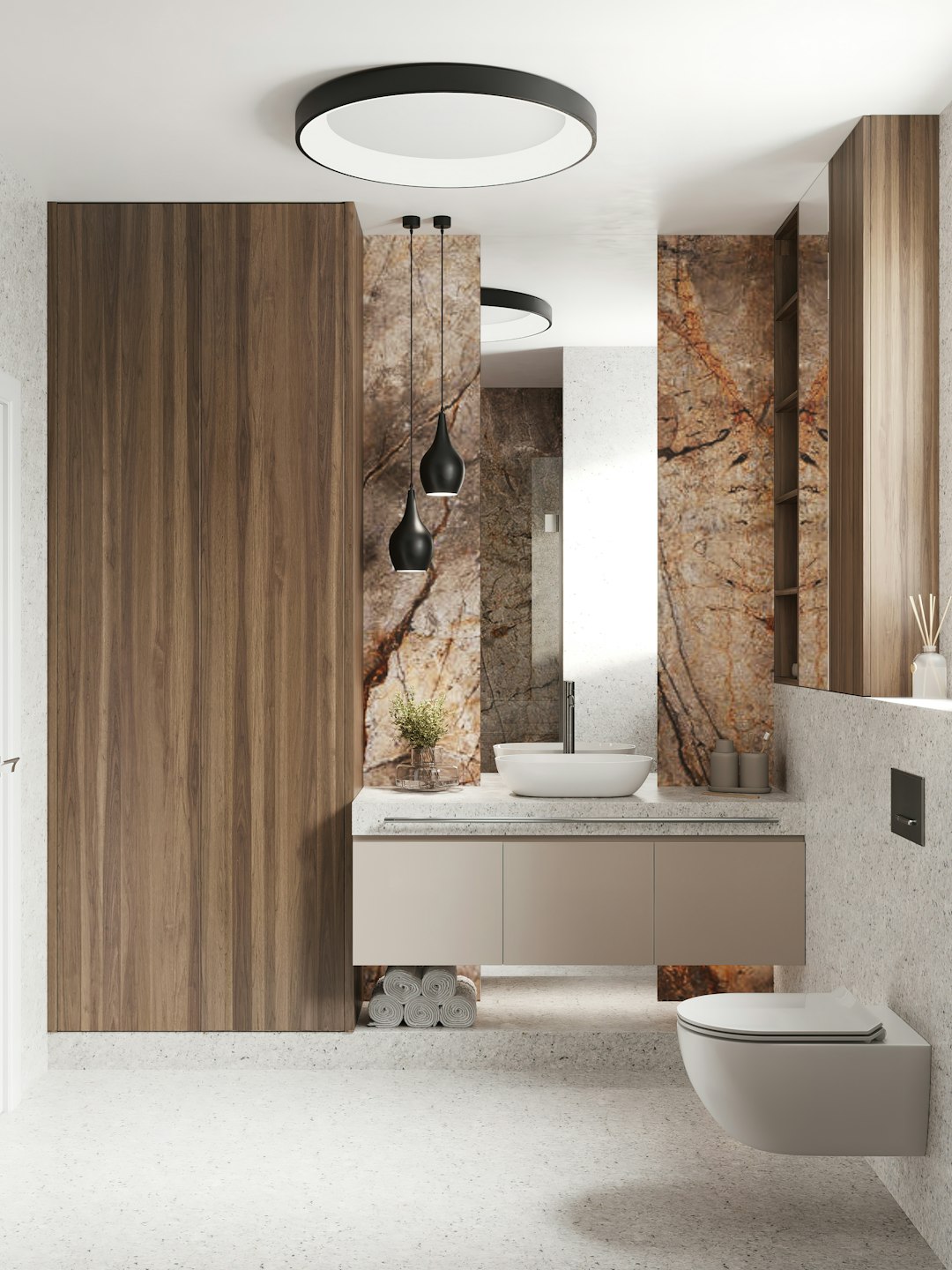 Modular bathroom production